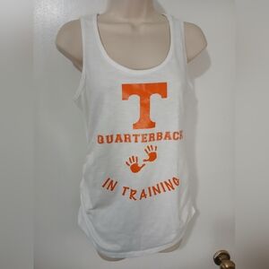 Women's sleeveless Tennessee Volunteers maternity tee shirt, size med  color whi